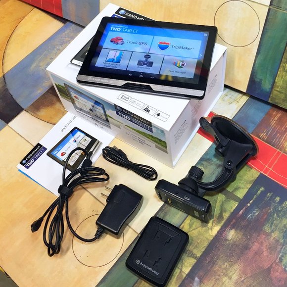 Rand McNally TNDT80 Tablet 80 GPS Built-in Dash Cam Lifetime Maps Live Traffic - Picture 2 of 8